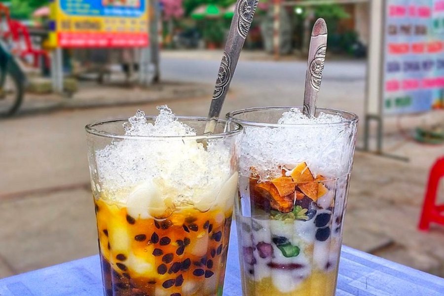 Hoàn tất cách nấu chè thập cẩm miền Trung