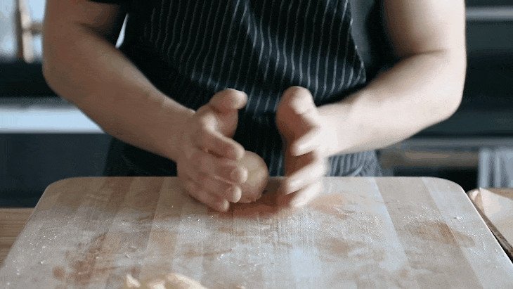 Hoàn thành tạo hình vỏ bánh hamburger