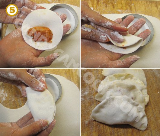 Hướng dẫn cách gói bánh bột lọc trần với nhân tôm thịt bên trong