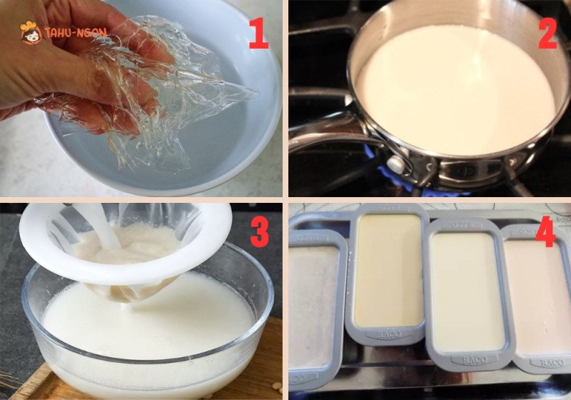 Hướng dẫn làm phần khúc bạch không béo, chuẩn vị