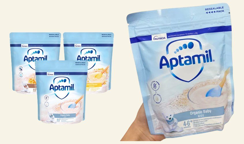 Hướng dẫn phân loại bột ăn dặm Aptamil theo độ tuổi và thành phần