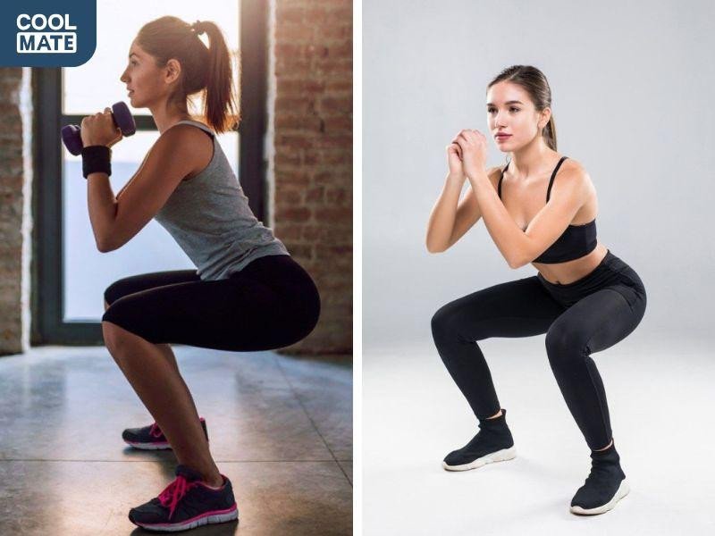 Hướng dẫn tư thế squat chuẩn để tối ưu hóa việc đốt calo