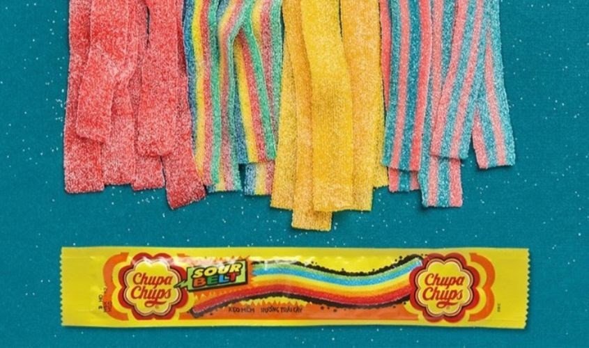 Kẹo dẻo Chupa Chups Belt hương vị trái cây tổng hợp