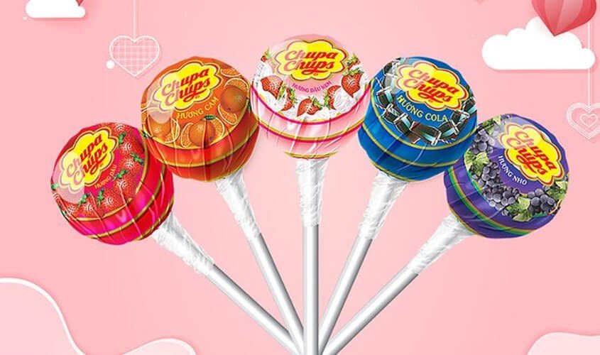 Kẹo nhỏ có trọng lượng 5g và lượng calo thấp hơn