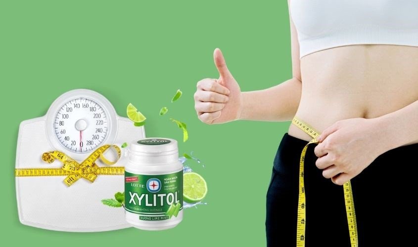 Kẹo Xylitol không đường có rất ít calo, không gây béo