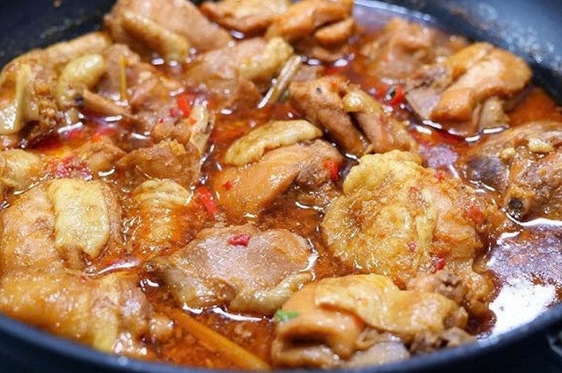Kho gà già