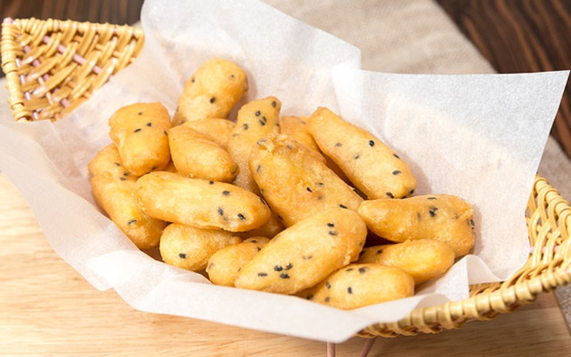 Khoai lang kén vàng giòn, công thức làm bánh từ khoai lang dễ làm