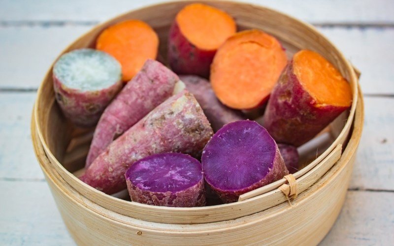 Khoai lang trắng chứa tinh bột kháng