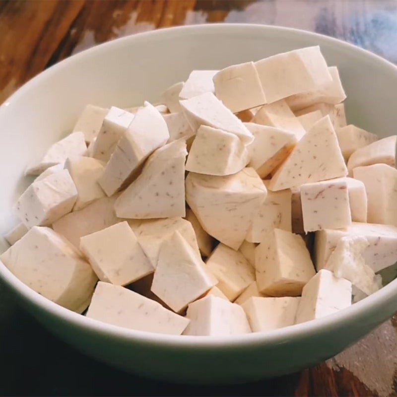 Khoai môn đã cắt