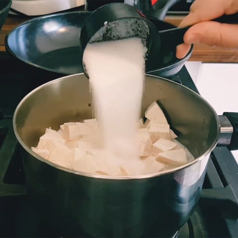 Khoai môn vừa chín tới