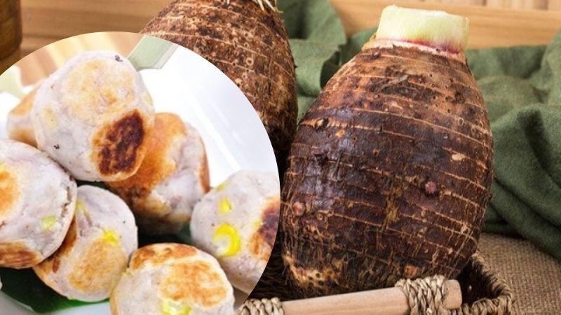 Khoai sọ nướng giúp món ăn thơm ngon hơn mà không sử dụng nhiều dầu mỡ