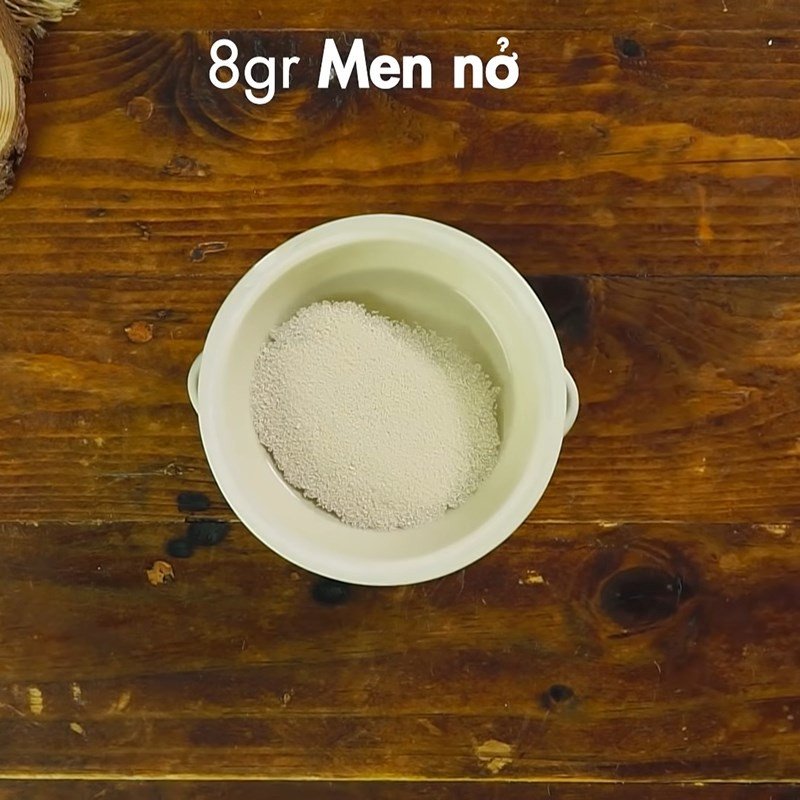 Kích hoạt men nở đúng cách cho bánh bò thốt nốt hấp