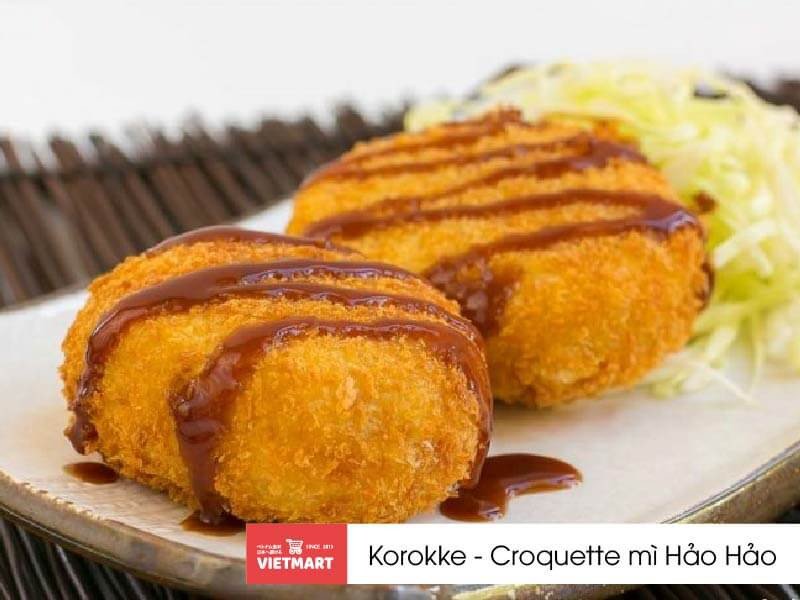 Korokke mì Hảo Hảo chiên giòn hấp dẫn