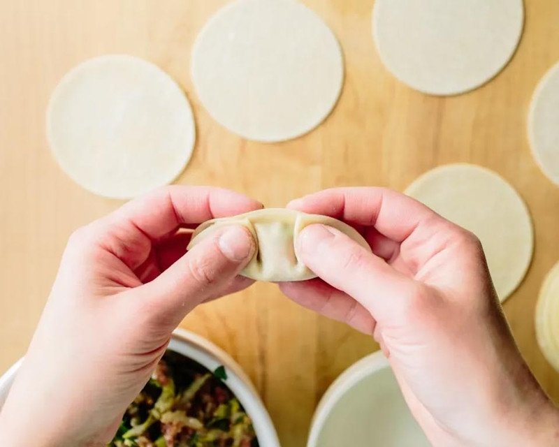 Kỹ thuật gói há cảo đẹp mắt