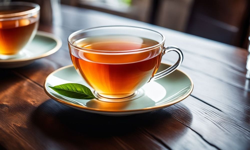 Lá vối khô và ly trà lá vối thơm ngon, minh họa các bước cách nấu nước lá vối
