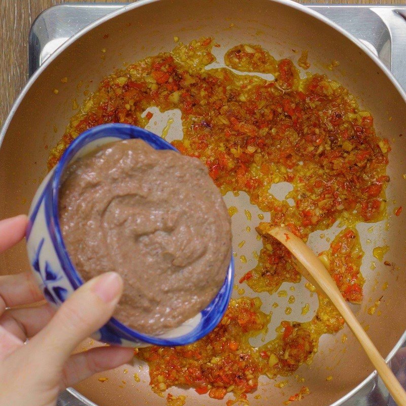 Làm mắm ruốc chấm xoài ngon