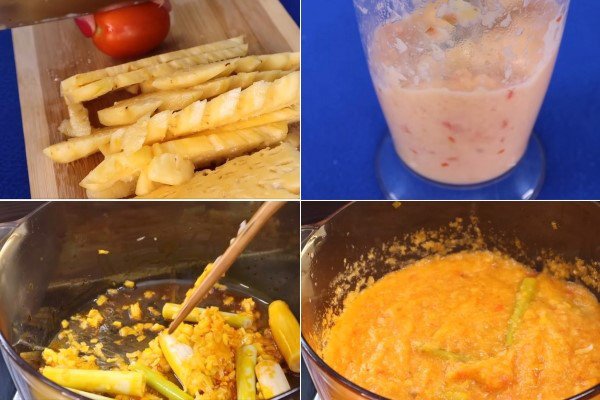 Làm nước sốt lẩu thập cẩm chay kiểu Thái