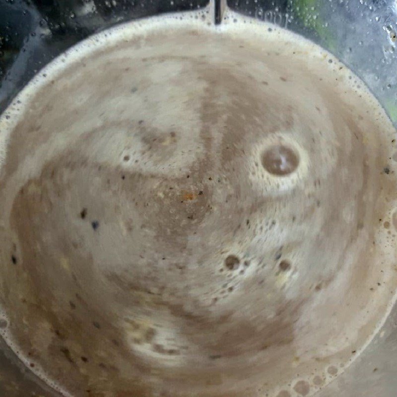 Làm nước xay xương cá rô để nấu canh
