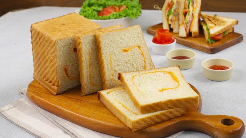 Lát bánh mì sandwich trắng bao nhiêu calo