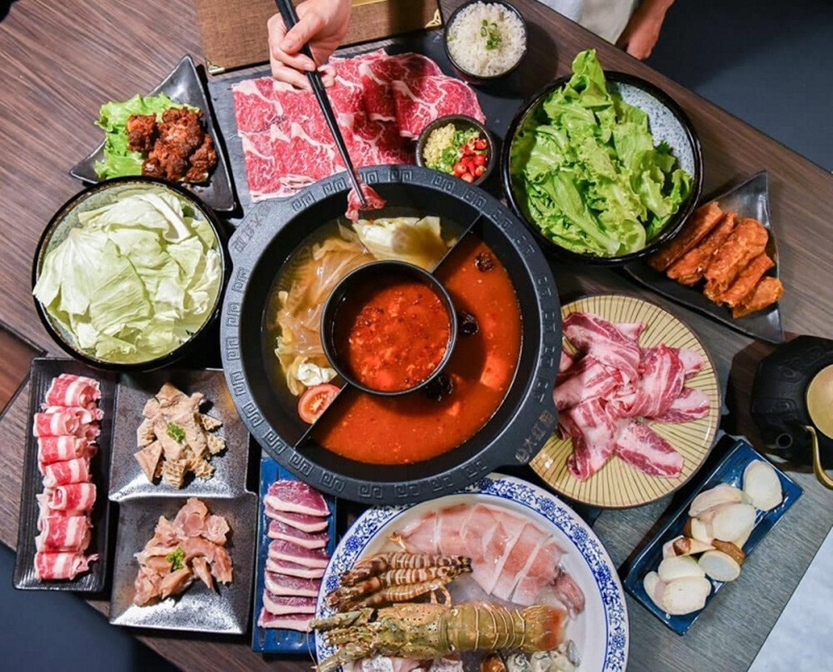 Lẩu đuôi bò Trùng Khánh đã hoàn thành