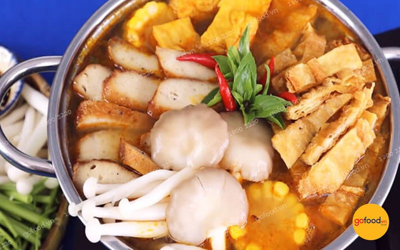 Lẩu nấm thái chay chua cay đậm đà, hấp dẫn với vị Thái đặc trưng
