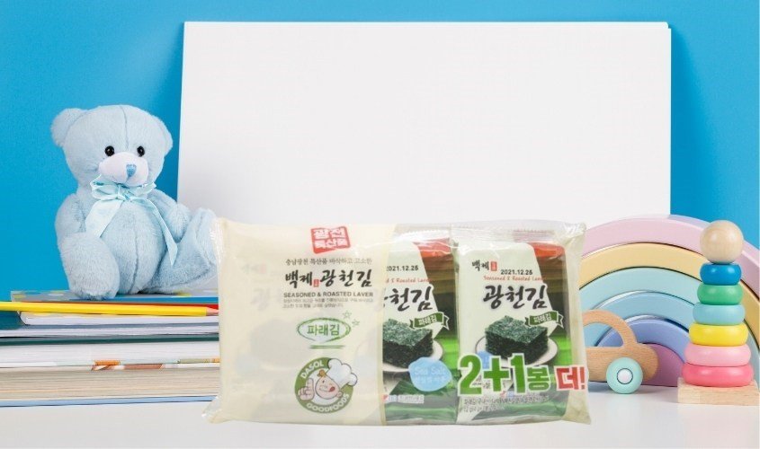 Lốc 3 gói snack rong biển lá xanh dành cho bé, bổ sung dinh dưỡng từ rong biển