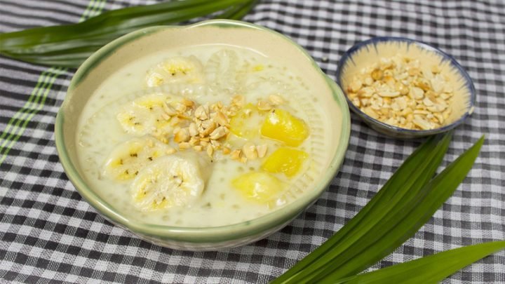 Lượng calo trong chè chuối bột báng
