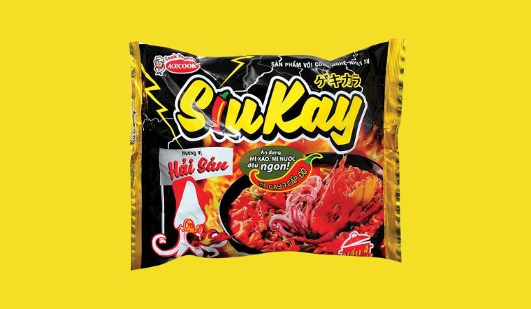 Lượng calo trong một gói mì Siukay vị hải sản