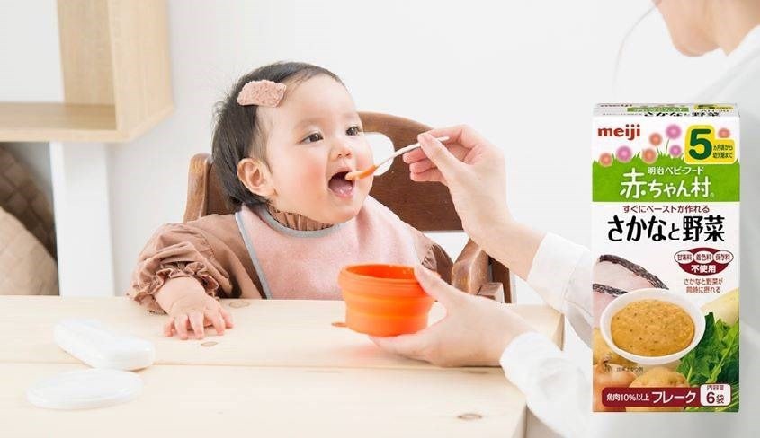 Lưu ý an toàn khi pha bột ăn dặm với sữa