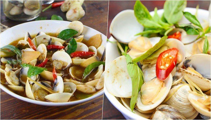 Lưu ý khi chế biến món nghêu hấp Thái