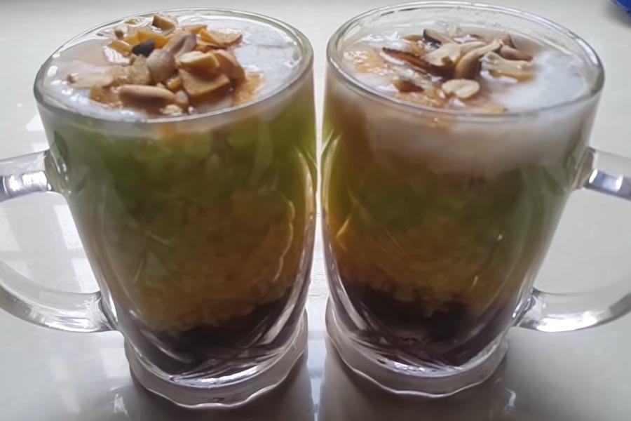 Ly chè đậu thập cẩm giải nhiệt thơm ngon