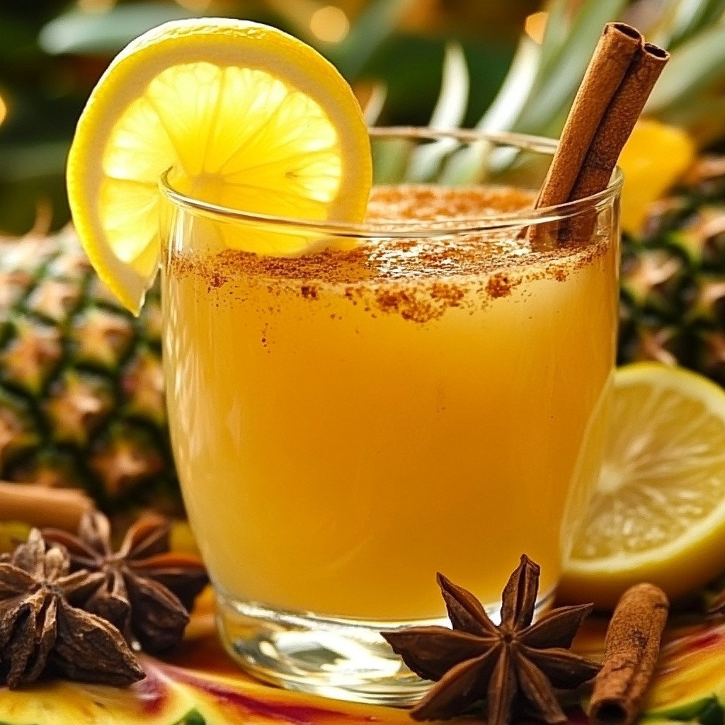 Ly nước dứa gừng thơm ngon hỗ trợ giảm cân thanh lọc cơ thể