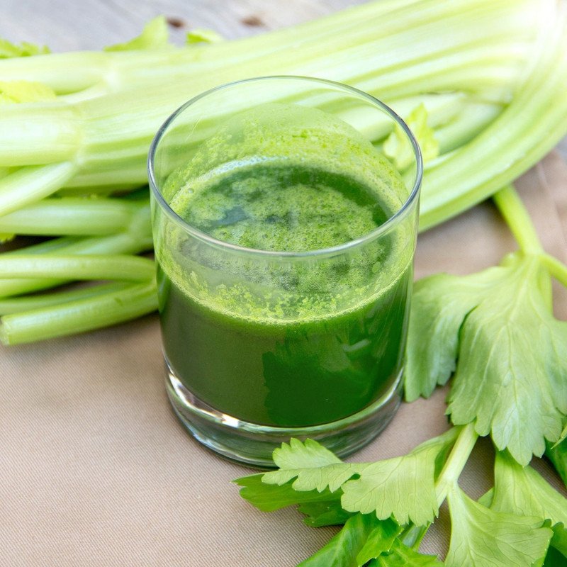 Ly nước ép cần tây tươi nguyên chất với thông tin 1 ly nước ép cần tây bao nhiêu calo