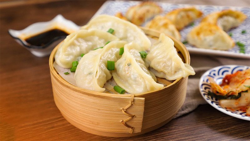 mandu Bibigo hấp nóng hổi