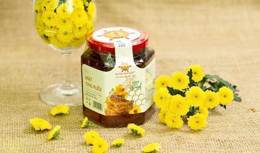 Mật ong ruồi nguyên chất Xuân Nguyên, dùng để rang hạt
