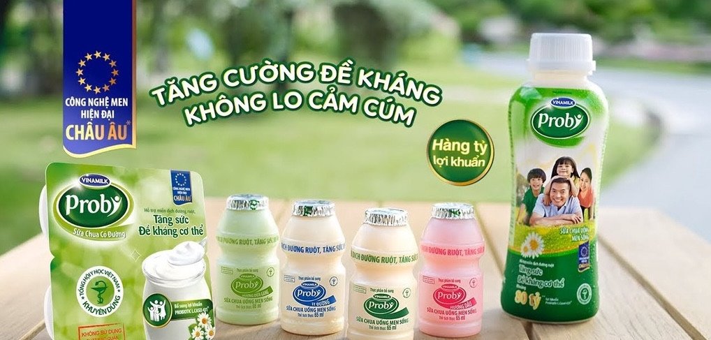 Mẹ bầu uống sữa chua Probi