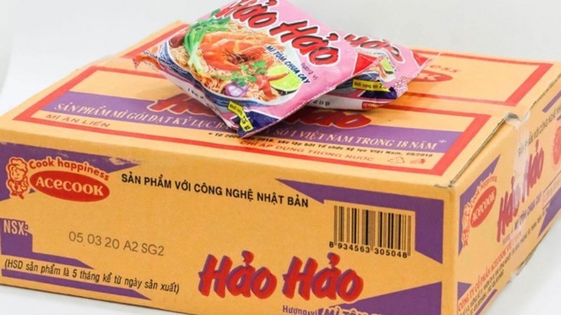 Mì Hảo Hảo tôm chua cay bao nhiêu calo