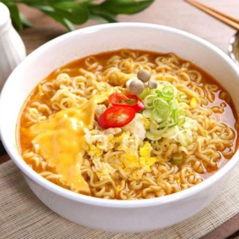 mì tôm chua cay gold đã nấu