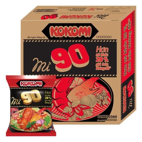 Mì tôm Kokomi đại bao nhiêu calo