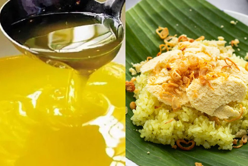 Mỡ gà sẽ giúp tăng độ béo cho món xôi đậu xanh