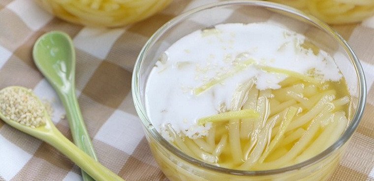 món bánh canh ngọt thành phẩm hấp dẫn