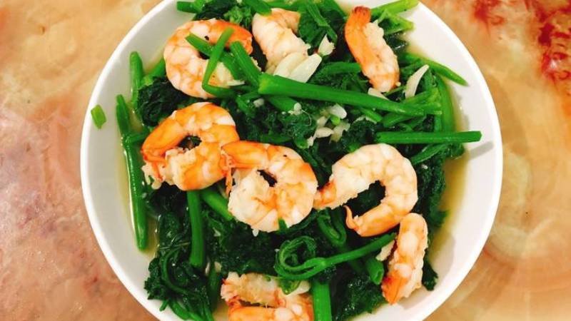 Món canh rau bí nấu tôm hấp dẫn, giàu dinh dưỡng