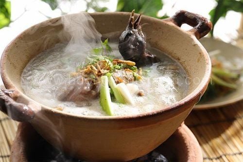 Món cháo bồ câu hấp dẫn sau khi chế biến