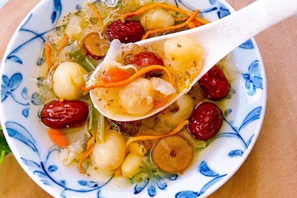 Món chè dưỡng nhan thành phẩm