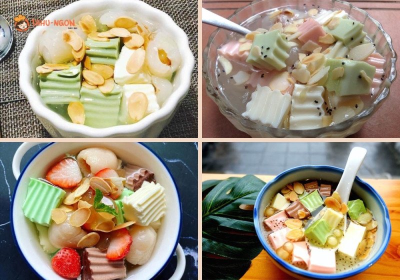 Món chè khúc bạch truyền thống thanh mát và lượng calo hợp lý