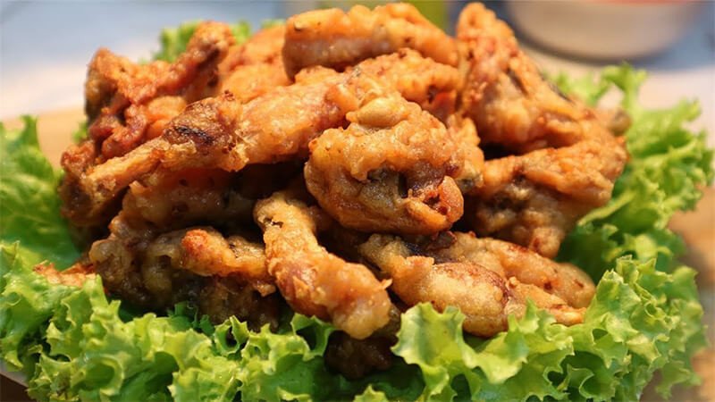 Món ếch chiên bơ tỏi ngon đúng điệu, thơm phức