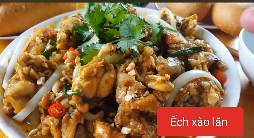 Món ếch xào lăn chuẩn vị, mềm ngon cho bé ăn cơm