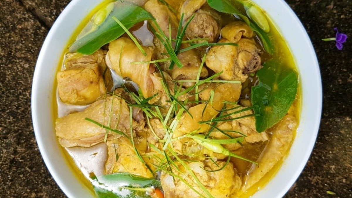 Món gà xáo gừng thành phẩm