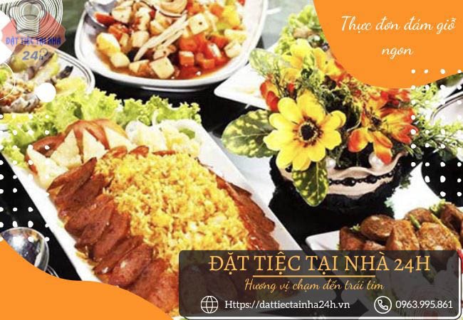 Món gỏi củ hủ dừa tôm thịt trong thực đơn đám giỗ