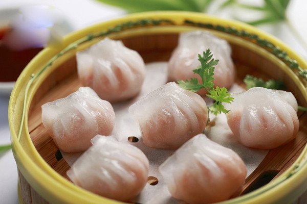 Món há cảo hấp thơm ngon với vỏ bánh mềm mại
